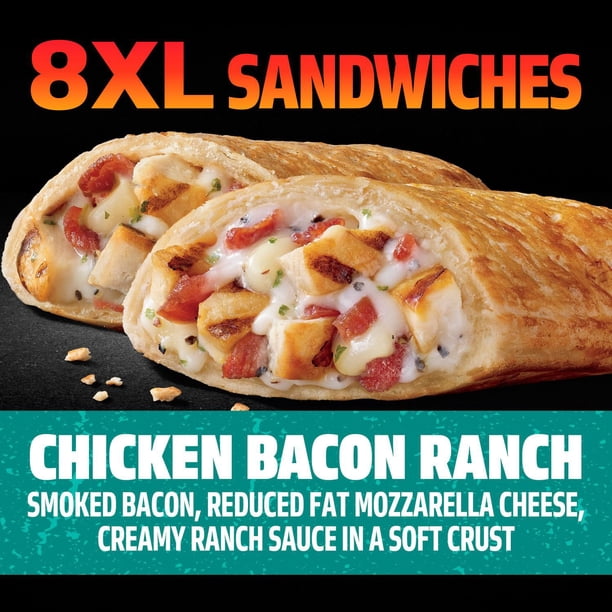Hot pocket High Protein Chicken Bacon Ranch, Frozen, 6.75 oz., 8