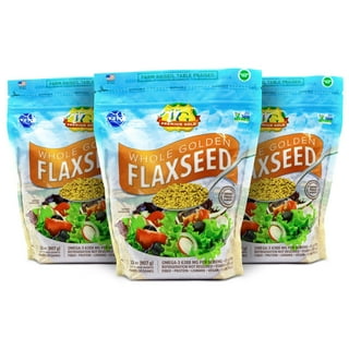 Premium Gold Whole Golden Flaxseed, 96 oz.