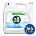 thumbnail image 1 of all free clear Liquid Laundry Detergent, The Original, 166 loads, 250 fl. oz., 1 of 8