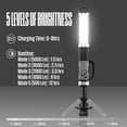 thumbnail image 6 of Westinghouse 5000 Lumen Rechargeable LED Work Light with Tripod & Power Bank, Cordless Portable Light for Jobsite, Garage & Emergency Use, 5000K Bright White, 6 of 10