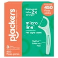 thumbnail image 2 of Plackers Micro Line Dental Floss Picks, Mint, 450 ct., 2 of 6