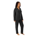 thumbnail image 2 of Dreammark Women's 2-Piece Notch Collar Pajama Set, 2 of 12