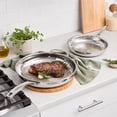 thumbnail image 11 of Cuisinart 2-Piece Premium Tri-Ply 10” & 12” Skillet Set, 11 of 12