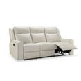 thumbnail image 16 of Rhodes 3-Piece Leather Manual Reclining Set, Assorted Colors, 16 of 23
