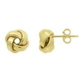 thumbnail image 1 of Love Knot Stud Earrings in 14K Gold, 1 of 7