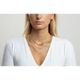 thumbnail image 5 of Oval Snake Necklace in 14K Yellow Gold, 5 of 5