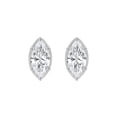 thumbnail image 2 of Lab Created Fancy Cut Diamond Stud Earrings in 14K Gold, 2 of 6