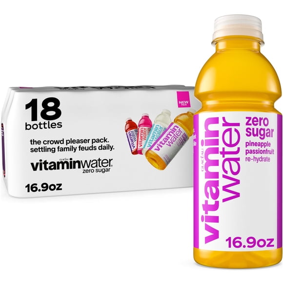 Glaceau Vitaminwater Zero Variety Pack Nutrient Enhanced Water 16.9 fl. oz., 18 pk.