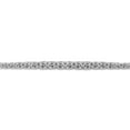 thumbnail image 3 of Rhodium Plated Gaduated Byzantine Necklace in Sterling Silver, 3 of 3