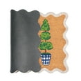 thumbnail image 4 of Member's Mark Scalloped Topiary Coir Doormat, 23" x 35", 4 of 4