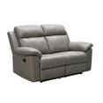 thumbnail image 14 of Manhattan 3-Piece Top-Grain Leather Reclining Set, 14 of 19