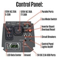 thumbnail image 4 of Westinghouse 2550 Watt Gas Powered Inverter Generator with Recoil Start and Quiet Technology, 4 of 12