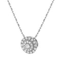 thumbnail image 3 of 0.50 CT. T.W. Round Halo Diamond Pendant in 14K Gold, 3 of 9