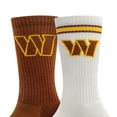 thumbnail image 3 of Washington Commanders Adult 2-Pack Crew Socks, 3 of 3