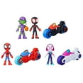 thumbnail image 3 of Spidey and Friends Team Spidey Moto Squad Action Figures & Motorcycle Set, 3 of 3