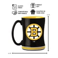 thumbnail image 3 of Logo Brands Boston Bruins 14oz Relief Mug Set, 3 of 5