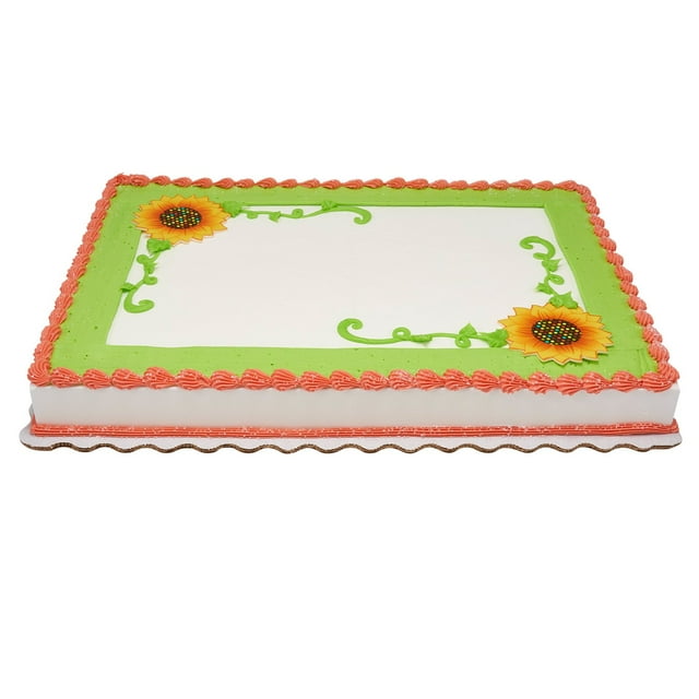 Sunflower Full Sheet Cake