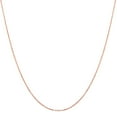 thumbnail image 1 of Adjustable Cable Link Chain Necklace in 14K Gold, 0.90mm, 1 of 4