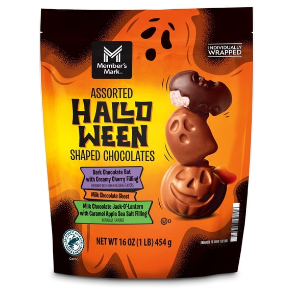 Member's Mark Assorted Halloween Shaped Chocolates, 16 oz.