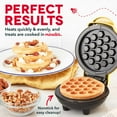 thumbnail image 3 of Dash Spring Mini Waffle Set of 3, Bunny, Shamrock and Honeycomb Web Waffle, 3 of 6