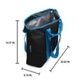 thumbnail image 4 of Logo Brands Carolina Panthers Gameday Insulated Tote, 4 of 4