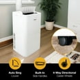thumbnail image 4 of Whirlpool 12,000 BTU ASHRAE 8,300 BTU SACC Portable Air Conditioner, 4 of 23