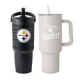 thumbnail image 1 of Logo Brands Pittsburgh Steelers Stainless Steel Tumbler Set, 1 of 8