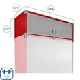 thumbnail image 2 of Seville Classics UltraHD Stacking Top Cabinet, 60” W x 24” D x 18.5” H, 2 of 12