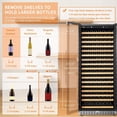 thumbnail image 3 of Lanbo 32 Inch Dual Door Dual Wine Cooler, 3 of 14