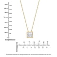 thumbnail image 3 of Lab Created Diamond Pendant in 14K Gold, 3 of 6