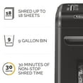 thumbnail image 5 of Fellowes - Powershred 99Ci 100% Jam Proof Heavy-Duty Cross-Cut Shredder -  18 Sheet Capacity, 5 of 8