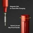thumbnail image 4 of HOTO 24-in-1 Precision Manual Screwdriver Tool, Magnetic,  EDC Pen Screwdriver for Eyeglasses, Electronics, Watches, Phones, Laptops, Cameras, Assorted Colors, 4 of 10
