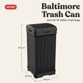 thumbnail image 4 of Keter Outdoor Trash Can Graphite Gray, 4 of 14