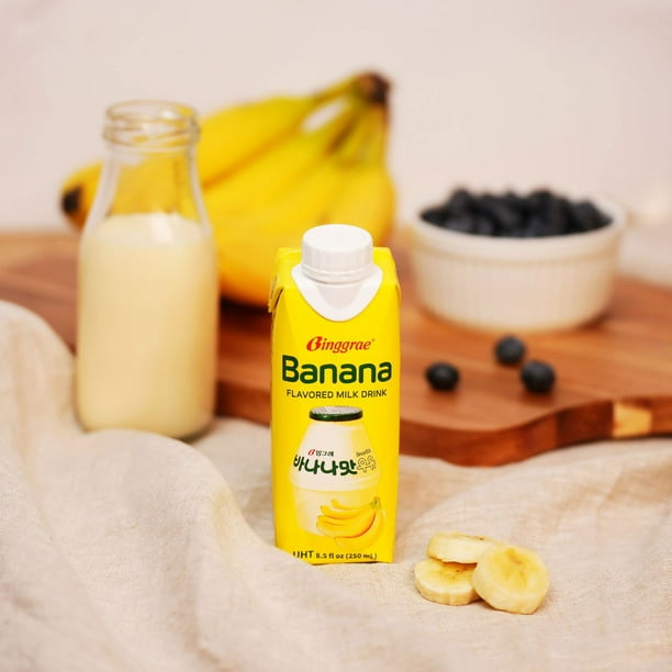 Binggrae Banana Flavored Milk Drink, 8.5 fl. oz., 18 pk