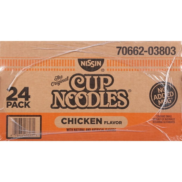 Nissin Cup Noodles, Chicken Flavor 2.25 oz., 24 ct
