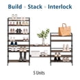 thumbnail image 19 of Seville Classics 3-Tier Resin Slat Shoe Rack, 26.5" W x 12.2" D x 19" H Assorted Colors, 19 of 22