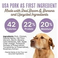 thumbnail image 3 of Waggin Train Pork & Bacon with Banana Recipe, High Protein Waffles Dog Treats, 36 oz., 3 of 5