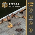 thumbnail image 3 of Total Gutter Guard Stainless Steel Micro-Mesh Gutter Guard Kit, 5" and Smaller, 3 of 9
