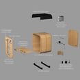 thumbnail image 13 of Backyard Discovery 2-4 Person Cedar Outdoor Cube Sauna with Electric Heater & Glass Door, 13 of 13