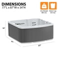 thumbnail image 6 of Lifesmart Leganza 6-Person 90-Jet Spa with Lounge Seating, 6 of 10