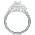 thumbnail image 2 of 1.00 CT. T.W. Diamond Double Halo Ring in 14K Gold, 2 of 7