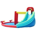 thumbnail image 5 of Happy Hop Inflatable Waterfall Aqua Park with Pool and Slides and Cannons, 5 of 14