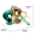 thumbnail image 10 of KidKraft Laurel Retreat Wooden Swing Set, 10 of 10