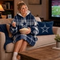 thumbnail image 5 of Pegasus Sports Dallas Cowboys Wearable Sherpa Throw, 5 of 7