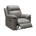 thumbnail image 18 of Manhattan 3-Piece Top-Grain Leather Reclining Set, 18 of 19