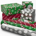 thumbnail image 3 of Hallmark Holiday Wrapping Paper Bundle, 4 pk., 3 of 8