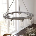 thumbnail image 1 of Hunter Devon Park with Clear Glass Chandelier Ceiling Light Fixture, 1 of 9