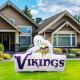 thumbnail image 2 of Logo Brands Minnesota Vikings Pre-Lit 7’x10’ Team Inflatable, 2 of 6