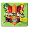 thumbnail image 4 of Outshine Strawberry, Tangerine, Grape Mini Fruit Ice Pops, Frozen, 36 ct., 4 of 9