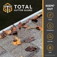 thumbnail image 2 of Total Gutter Guard Stainless Steel Micro-Mesh Gutter Guard Kit. Fits 6 IN. or 7 IN. gutters, 2 of 9